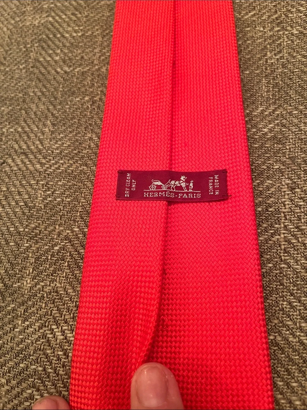 Hermes La Maison red knit